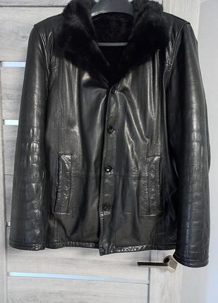 Дубленка натуральная кожа