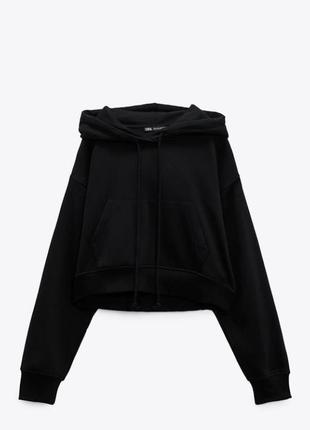 Укороченное худи zara