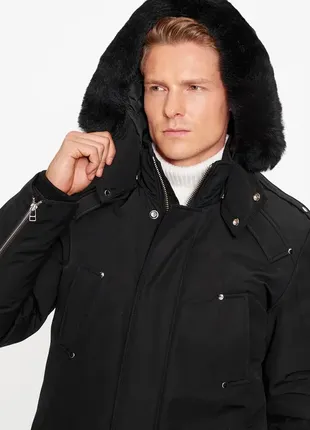 Moose knuckles куртка парка original stirling m32mp261s черный regular fit4 фото