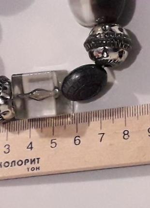 Красивый оригинальный браслет  на резинке бижутерия6 фото