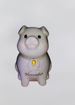 💛порцелянова скарбничка свинка november 💛