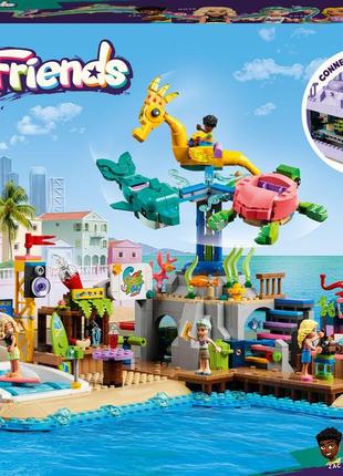 Конструктор lego friends пляжный парк развлечений 1348 деталей (41737)
