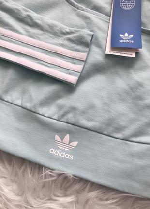 Топ adidas, кроп топ adidas, лонгслів adidas, лонг adidas, світшот adidas, кофта adidas2 фото