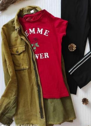 Крутая куртка-рубашка унисекс.