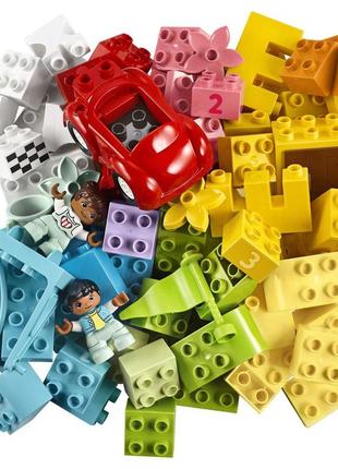 Конструктор lego duplo classic большая коробка с кубиками 85 деталей (10914)10 фото