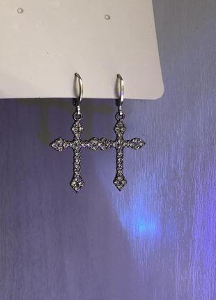 Сережки хрести