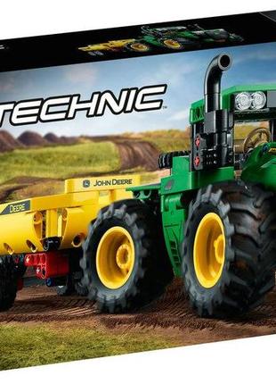 Конструктор lego technic трактор john deere 9620r 4wd 390 деталей (42136)