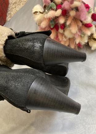 Замшеві черевички  шкіряні jane shilton в стилі zara clarks6 фото