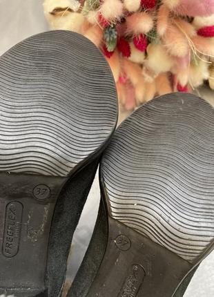Замшеві черевички  шкіряні jane shilton в стилі zara clarks9 фото