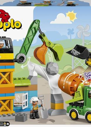 Конструктор lego duplo будівельний майданчик 61 деталь (10990)