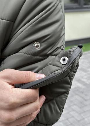 Качественная теплая длинная зимняя куртка водоотталкивающая пуховик топовый до -253 фото