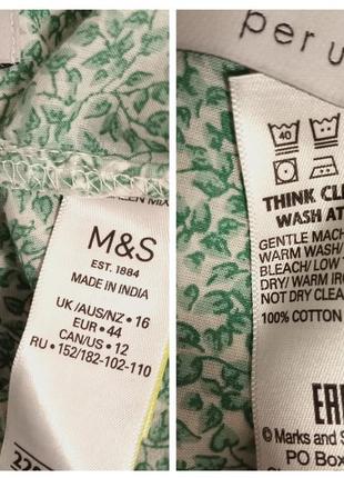 Блузка per una m&s хлопок 100%.5 фото