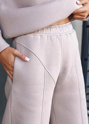 Теплые брюки на флисе4 фото