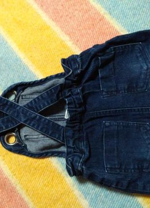 Сарафан джинсовый.размер примерно на 1,5-2,5роки2 фото