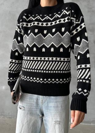 Зимний теплый свитер оверсайз,идеальный для себя или на подарок4 фото