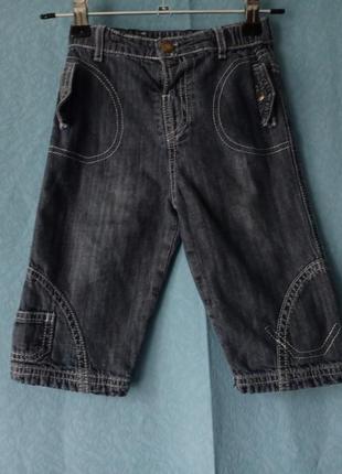 Брюки джинсовые на трикотажной подкладке marks &amp; spencer 9-12/76