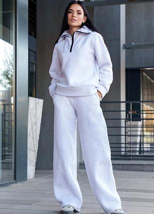 Теплые брюки на флисе3 фото