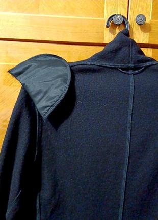 Брендовый 100% шерсть супер теплый черный пиджак жакет кардиган mayerline8 фото