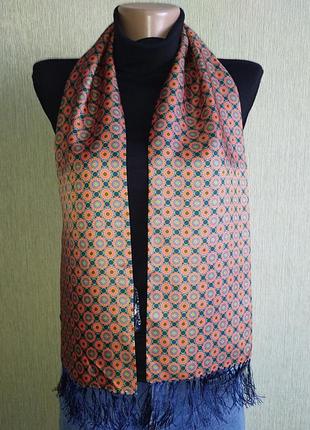 Claudio lugli🇮🇹 двусторонний шелковый шарф