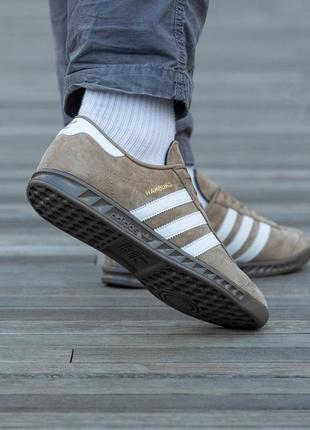 Adidas hamburg brown5 фото