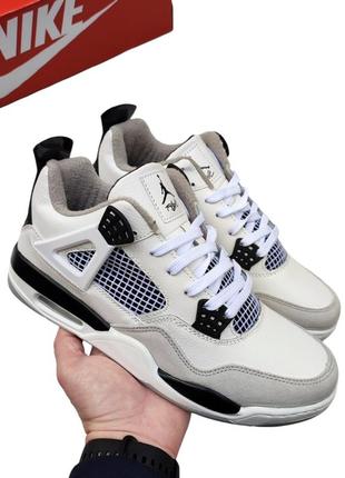 Шикарні зимові кросівки "nike air jordan 4 retro fleece winter"5 фото