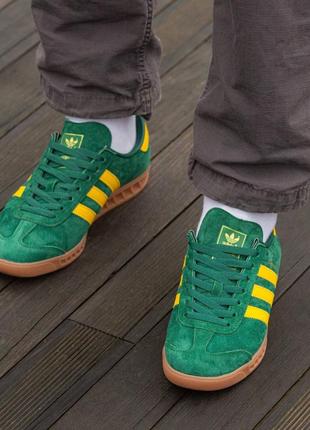 Adidas hamburg green yellow