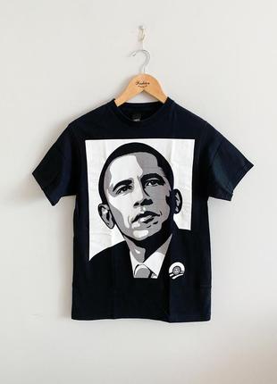 Футболка obey propaganda - barack obama tee, made in usa, размер s