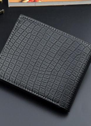 Классический мужской кошелек в стиле рептилии крокодил, портмоне бумажник рептилия r_299