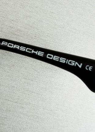 Porsche design очки капли мужские солнцезащитные черные поляризированые7 фото