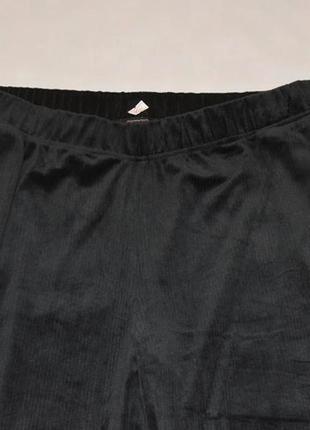 Женские велюровые спортивные штаны размер в рубчик 48-54 esmara нитевичка2 фото