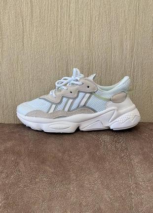 Кроссовки adidas ozweego white/grey