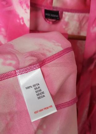 100% шелк роскошный шелковый халат кимоно италия7 фото