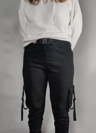 Стильные брюки джоггеры карго1 фото