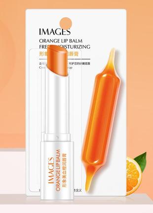 Бальзам для губ з екстрактом апельсину сицилійського images blood orange lip balm, 2.7г1 фото
