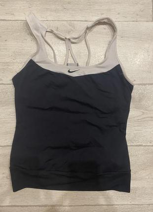 Майка для фитнеса nike с топом