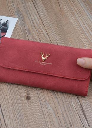 Стильный женский кошелек портмоне классический яркий r 379