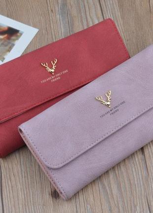 Стильный женский кошелек портмоне классический яркий r 379