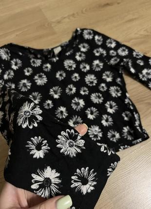 Кроп топ с длинным рукавом от h&m