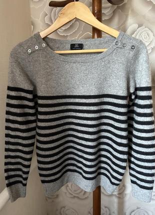 Продам кашеміровий светр в смужку