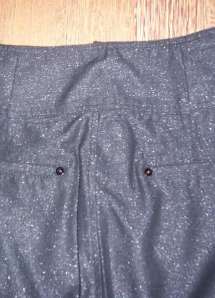 Cтильная офисная юбка с люрексовая нить4 фото