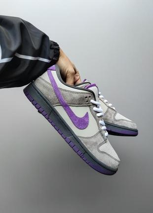 👟 кроссовки nike sb dunk low purple pigeon winter fur / наляжка bs👟8 фото