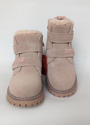Зимние ботинки с плюшем внутри apawwa размер 32 33 34 35 36 37 для девочки5 фото