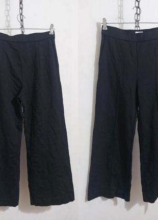 Эластичные  брюки кюлоты, палаццо пояс на резинке шерсть, вискоза arket8 фото
