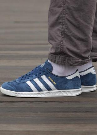 Adidas hamburg blue white