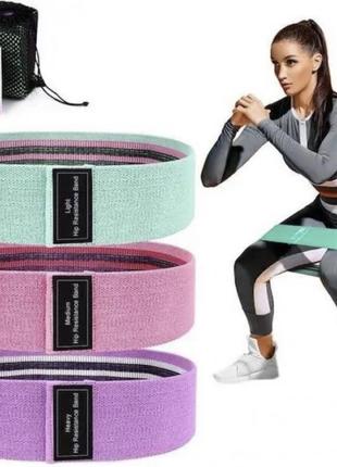 Фитнес резинки circle hip resistance band