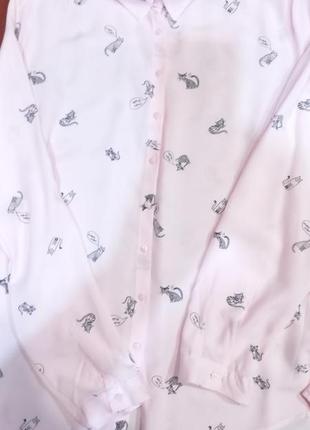 Рубашка розового цвета5 фото
