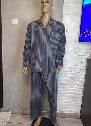 Пижама мужская большого размера marks &amp;spencer, xl 56-58р