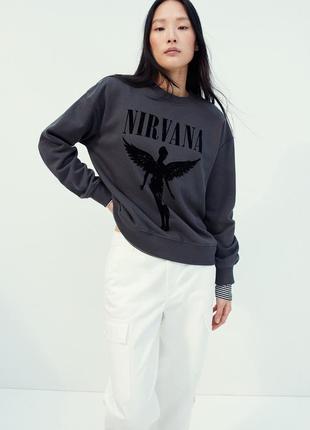 Свитшот h&amp;m nirvana 1056840057