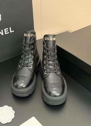 Ботинки люкс в стиле chanel2 фото