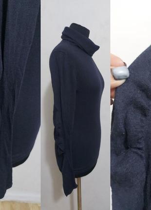 Вязаный свитер с широкой горловиной шерсть, шелк, кашемир marc cain5 фото